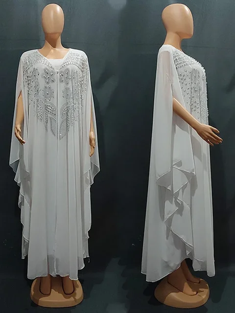 Abayas pour femmes dubaï luxe 2024 mousseline de soie Boubou robe de mode musulmane Caftan Marocain Occasions de fête de mariage Djellaba Femme
