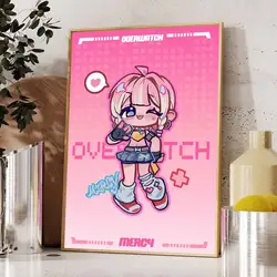 Vintage Overwatch Fan Art Prints and Posters - 57x90cm No Frame (Z4)