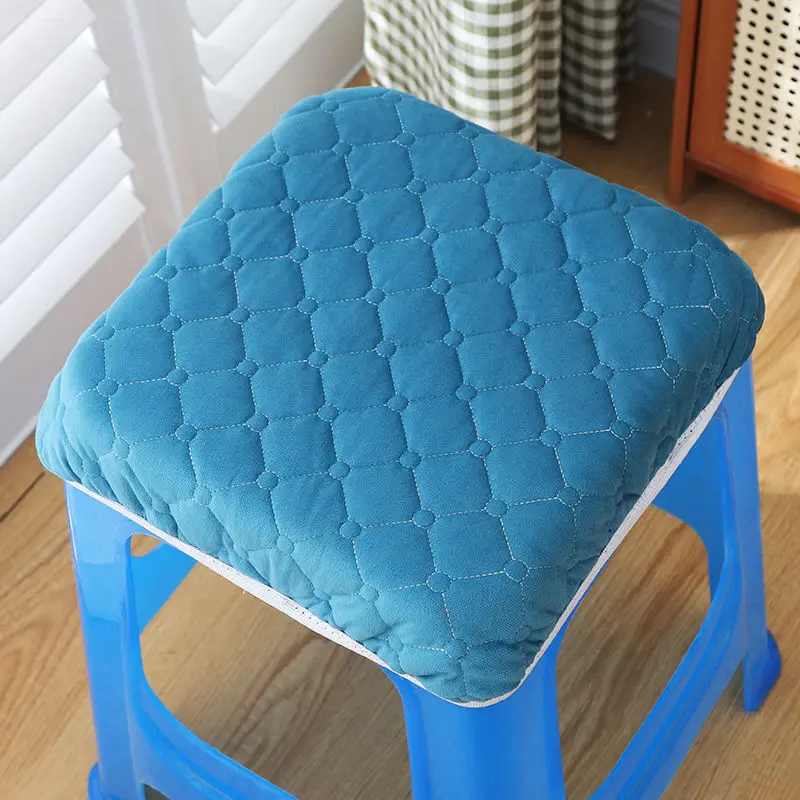 Corduroy Thicken Chair Cushions Office Classroom Student Stool