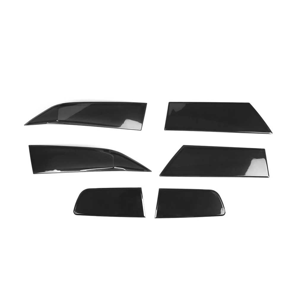 

6Pcs Car Smoked Black Rear Tail Light Decor Cover Taillight Lamp Trim Garnish Lamp Hoods for Subaru XV 2018-2022
