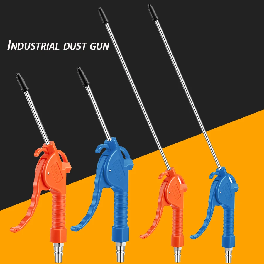 Air Blow Gun 4 "และ 10.2" หัวฉีดมุมยาว,long Reach อุตสาหกรรม Air Blow Gun, เครื่องอัดอากาศแบบนิวเมติกเครื่องมือทําความสะอาด 1