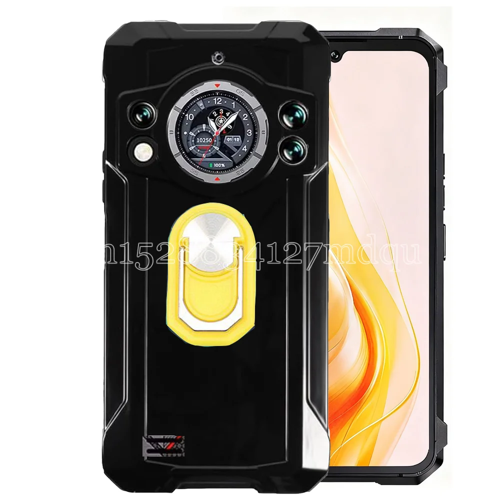 Shockproof Ring Holder Kickstand Case - Soft TPU Cover