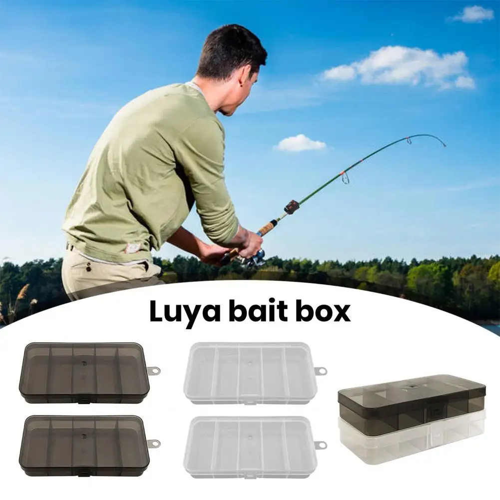 Clearance Sale Fishing Tackle Accessory Storage Box Compartments Visible  Fishing Lure Box Fishing Lure Bait Hooks Storage Box Storage Case 