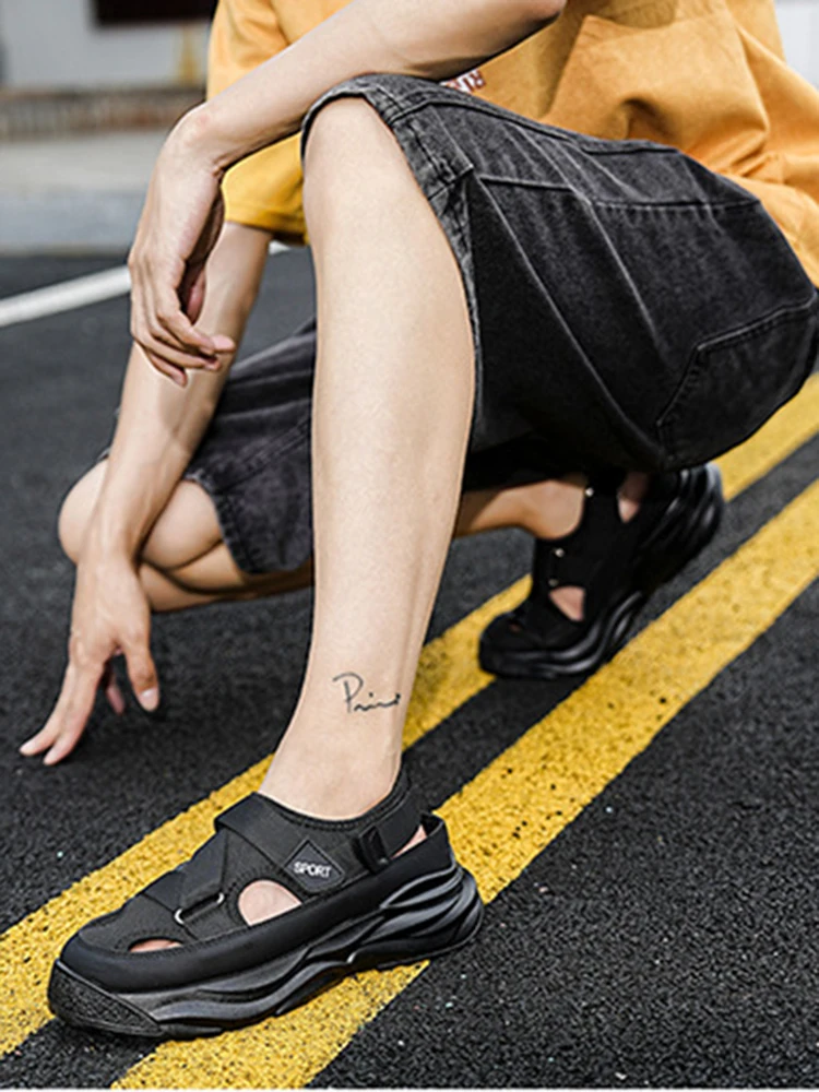 Description Picture 2 of itemOulylan Men's Casual Shoes Summer Men Sandals Outdoor Sports Sandals for Men Beach Shoes Driving Sandals Plus Size 39-44