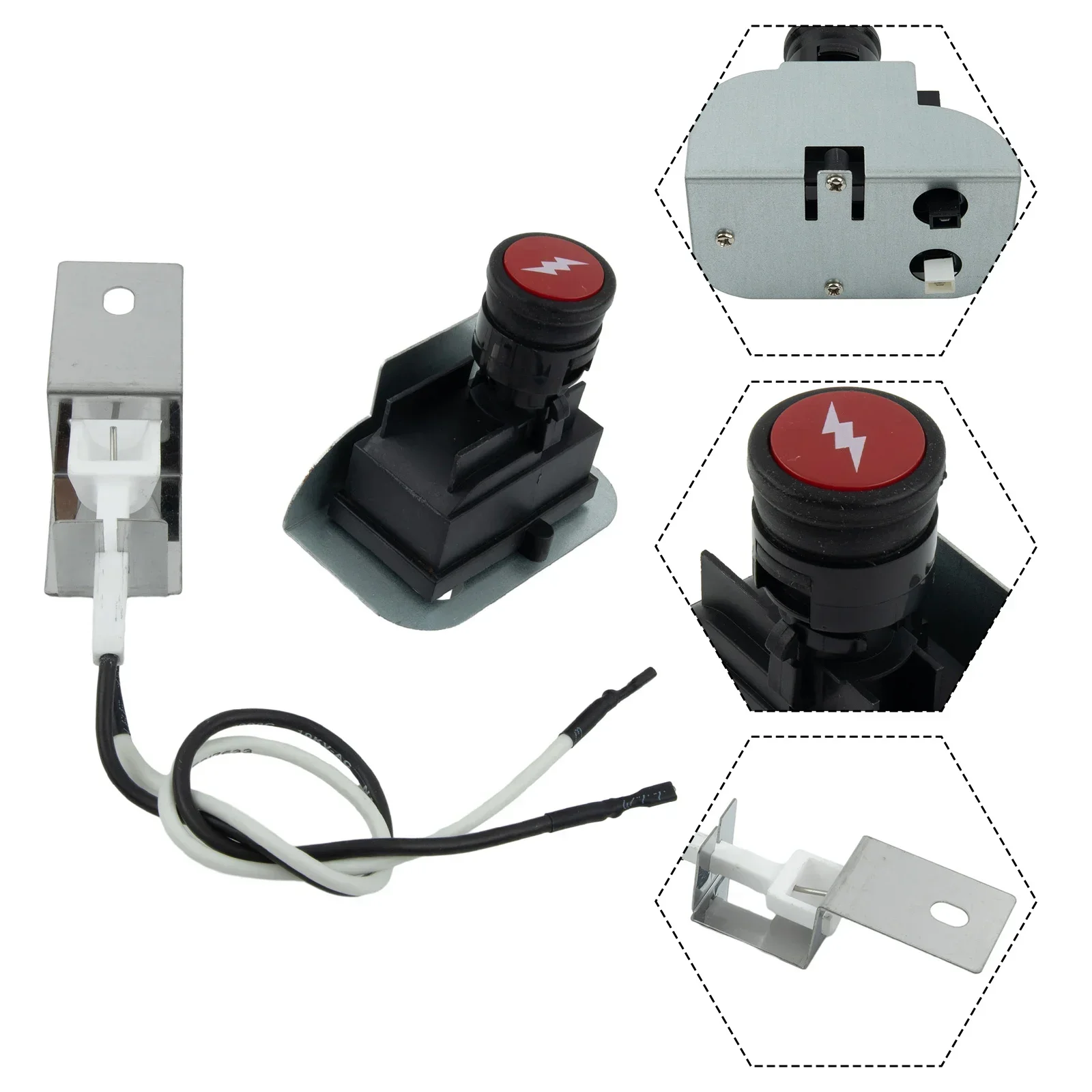 Weber Q Series Gas Grill Replacement Ignition Kit Igniters Q120 Q220 80475 Series Gardening Power Tools Accessories