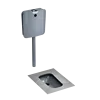 ~Toilet Induction Water Tank Set Deodorant Potty Chair Household Ceramic Urinal with Water Trap 1
