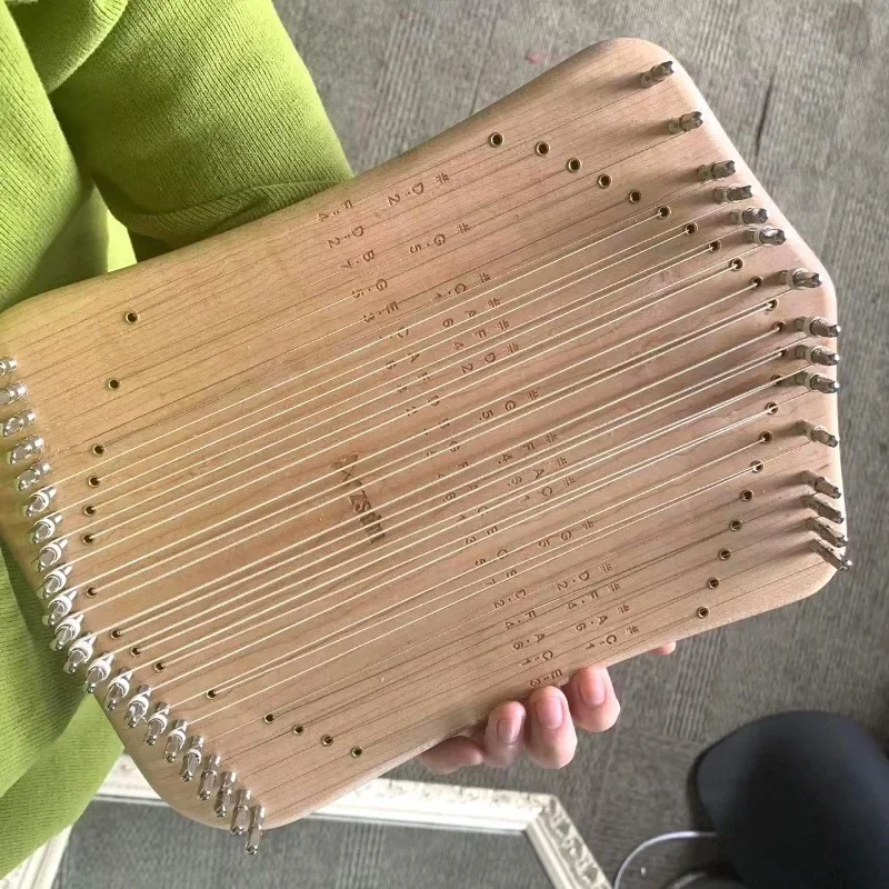 String Chromatic Thumb Harp Easy Learn Portable Thumb Piano Beginner Practice Unique Design Musical Stringed Instruments