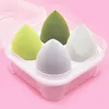 4pcs Makeup Sponge Powder Puff Dry and Wet Combined Beauty Cosmetic Ball Foundation Powder Puff Bevel Cut Make Up Sponge Tools 3