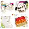 Fun Rainbow Glitter Roller Skate Women Handbag for Girls Novelty Rollerblade Crossbody and Pures Dazzing Daily Shoulder Bag Gift 3