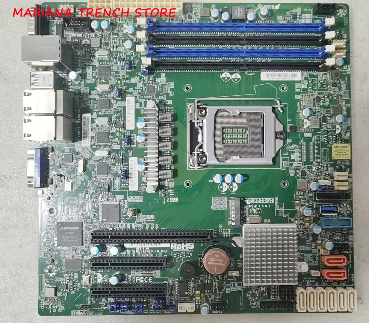 

X11SSH-LN4F для материнской платы Supermicro E3-1200 v6/v5 7-го/6-го поколения i3 Quad GbE LAN со стандартными характеристиками