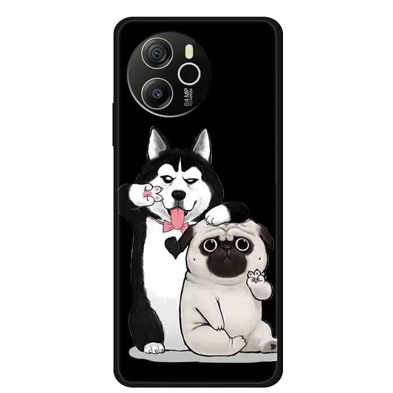 Enhanced Product Title:  
Premium Black Silicone Soft Back Cover Case - Sleek and Durable Phone Shell/Coque, 6.78