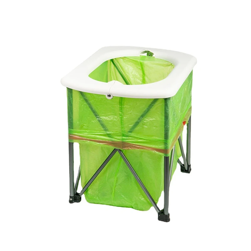 Outdoor Multifunctional Folding Toilet Camping Outdoor Leisure Seat Portable Ultralight Toilet