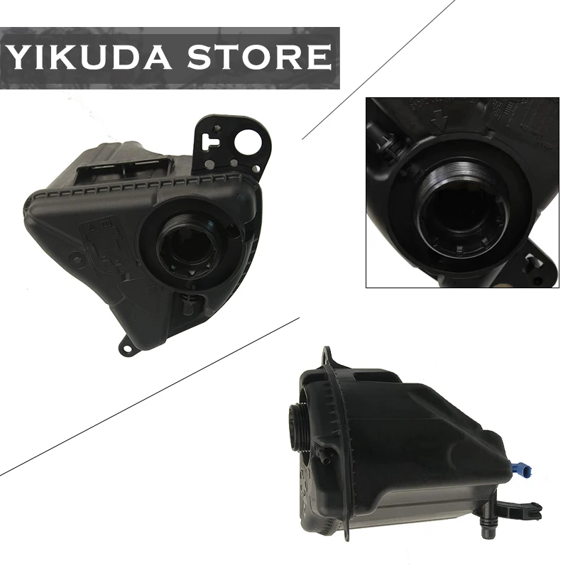 17137647283 For BMW Antifreeze Coolant Expansion Tank With Liquid Level Sensor F01 F02 2008 2015