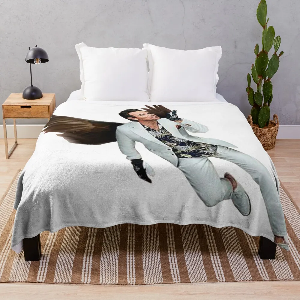 Black Mask Birds Of Prey Coperta Da Tiro Coperta Da Divano Gigante