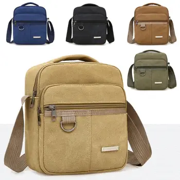 Borsa a tracolla da uomo Borsa a tracolla da uomo in tela Borse a tracolla a tracolla a tracolla Borse di grande capacità multifunzionali