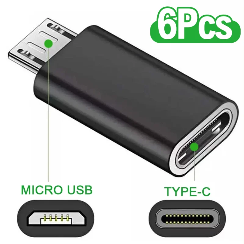 Tipo C Femmina A Micro Usb Maschio Adattatore Connettore Usb Typec Micro Usb Caricatore Adattatore Convertitore Per Android Huawei Xiaomi Iphone