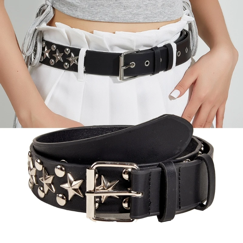 

Gothic Waist Belts for Jeans Pants Belt Wide Belt Cowgirl Body Jewelry