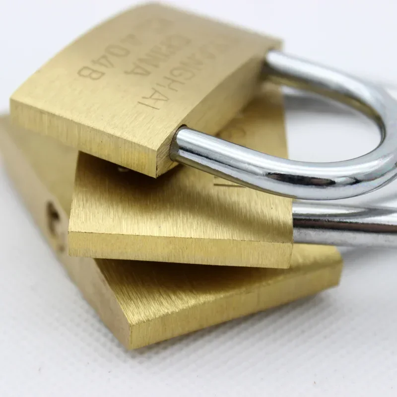Mini Padlock Copper Padlock Small Locks for Luggage Case Locker Home Improvement Hardware 20mm 25mm 30mm 40mm 50mm Include 3Keys