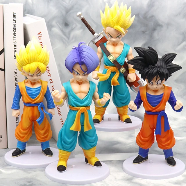 18cm Anime Dragon Ball Figures Infância Troncos Goku Super Saiyan Filho  Goten Pvc Figura Modelo De Ação Bonito Brinquedo Coleção Para O Presente -  Figuras De Ação - AliExpress