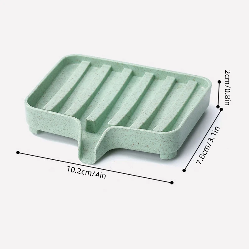 Eco-friendly Diversion Drain Rack Kitchen Mat for Sink Sponge Brush Tray Drainer Soap Cleaning Brush Dish Holder