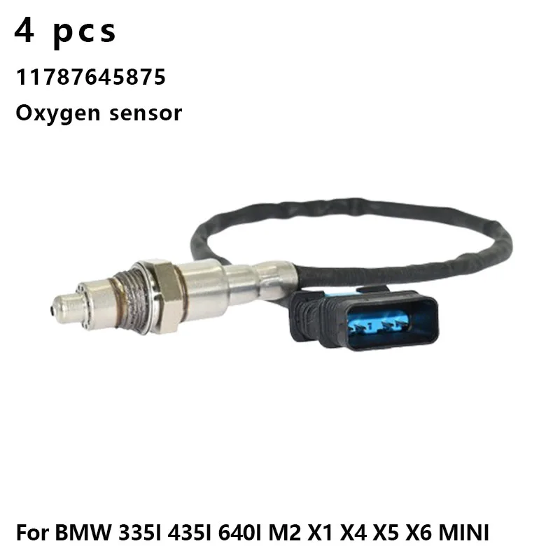 

4pcs 11787645875 Oxygen Sensor 11 78 7 596 908 F20 F21 F23 F22, F87 F30, F80 F34 F31 F26 F15, F85 F16, F86