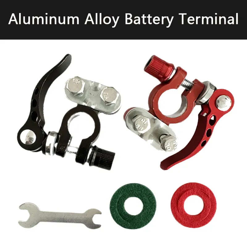 24V 12V Car Battery Terminal Brass Zinc Alloy Power Lug Posts Quick Release Battery Top Clip Connectors 1 -/2 -/4-Way Junction battery terminal connectors battery connectors electrical connectors plug connectors
