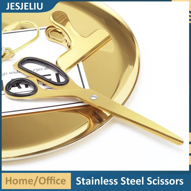 Golden Tailor's Scissors Stainless Steel Vintage Sewing Scissors For Needlework Tailor Shears Fabric Diy Tool Cutter Household