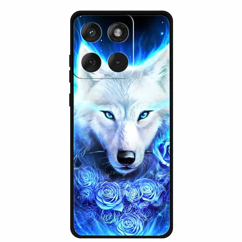 Cool Animal Silicone TPU Protective Back Cover
