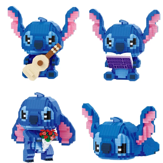 Building Block Brick Lego Stitch  Model Building Blocks Stitch - Disney's  Building - Aliexpress