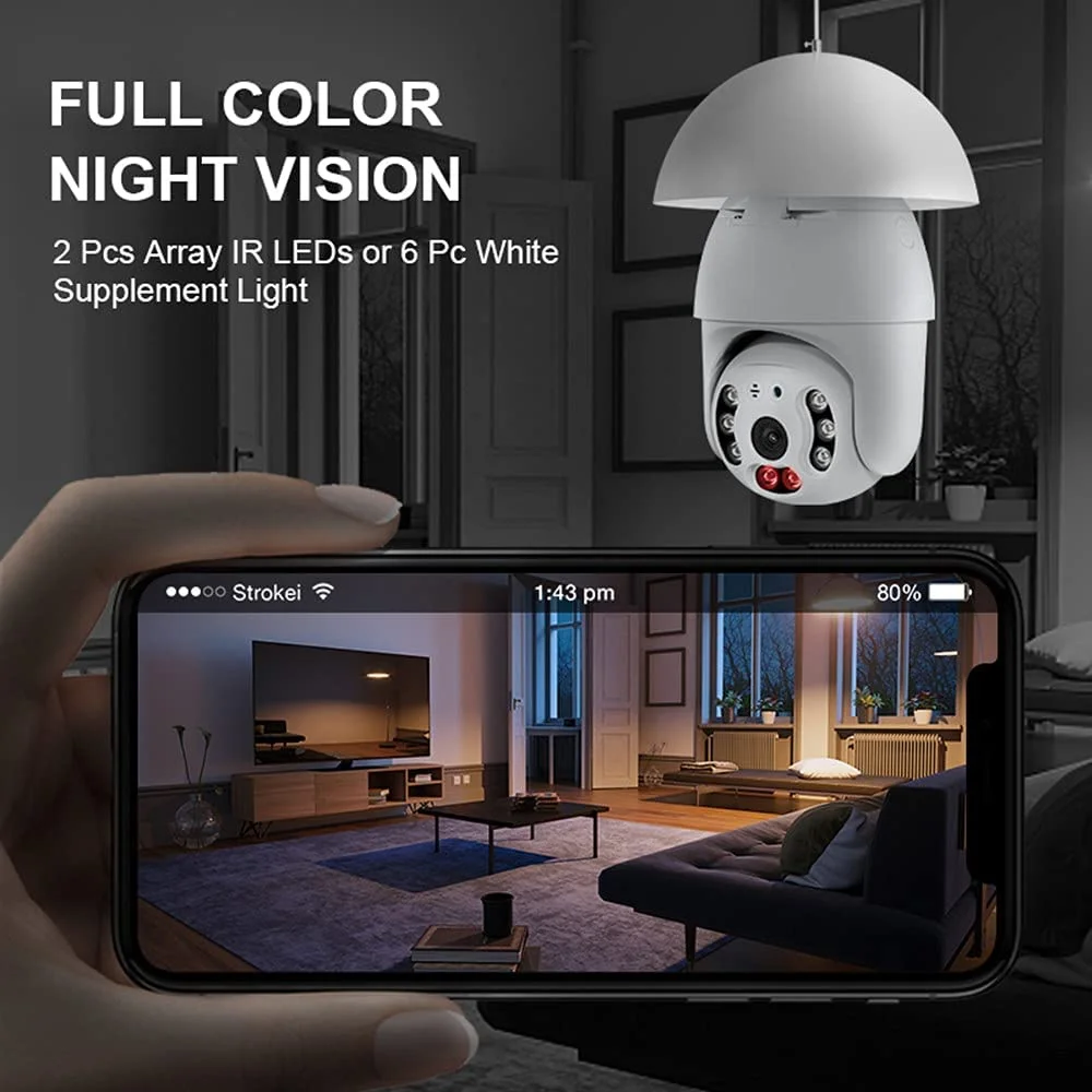 WiFi Panorama Camera Surveillance with E27 Holder HD 360 WiFi Light Bulb  Security Surveillance IP CCTV Camera Wireless Baby Pet Monitor Online View  Video Record - China Camera Bulb, WiFi Panorama Camera