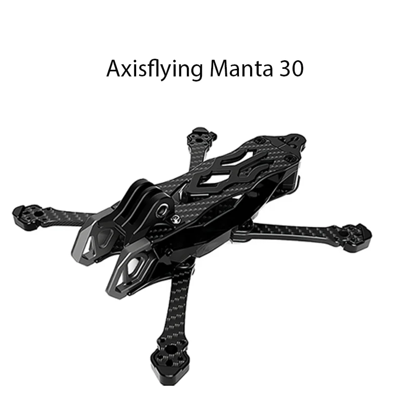 Axisflying Manta 30 6inch FPV Drone Frame Kit Carbon Fiber Lightweight for Freestyle Long Range RC Quadcopter thumbnail 4