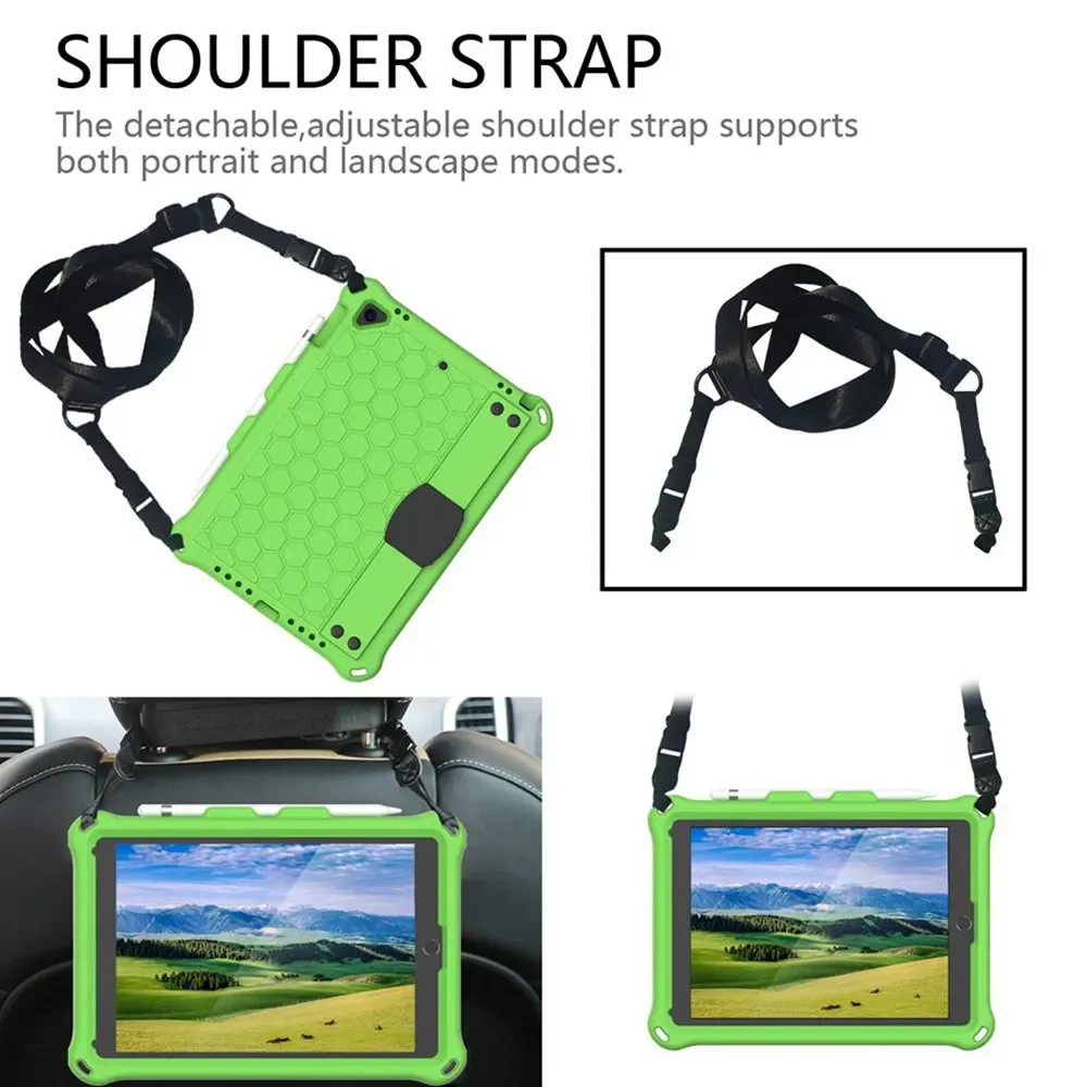 Ipad Case For ipad pro 11 case with stand function and strap for ipad mini tablets cover for 7th generation case air 2 / air 3 ipad case,tablet case