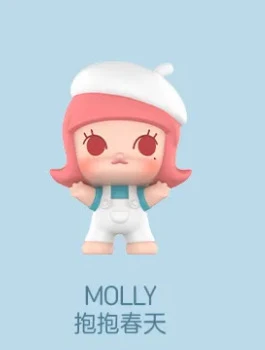 thumbnail image 1 of En existencia, minimodelo caliente, Molly Crybaby Skullpanda Labubu Chaka Pucky Dimoo Beanhacipupul Lilios Satyr Rory, modelo Kawaii, juguete de regalo, 1 of 5