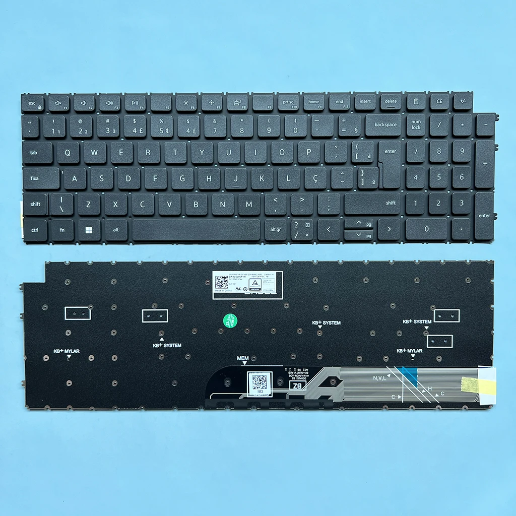 3510 Tastiera Brasiliana Per Dell Inspiron 15 3510 3511 5510 5515 5518 7510 7610 Vostro 3520 5510 5515 7510 Sn2011B1 02 Wfk3