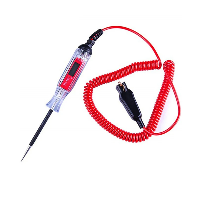 하이 퀄리티 자동 회로 테스터, 트럭 전압 테스터 회로, DC 6V, 12V, 24V, 자동 진단 프로브 테스트 펜