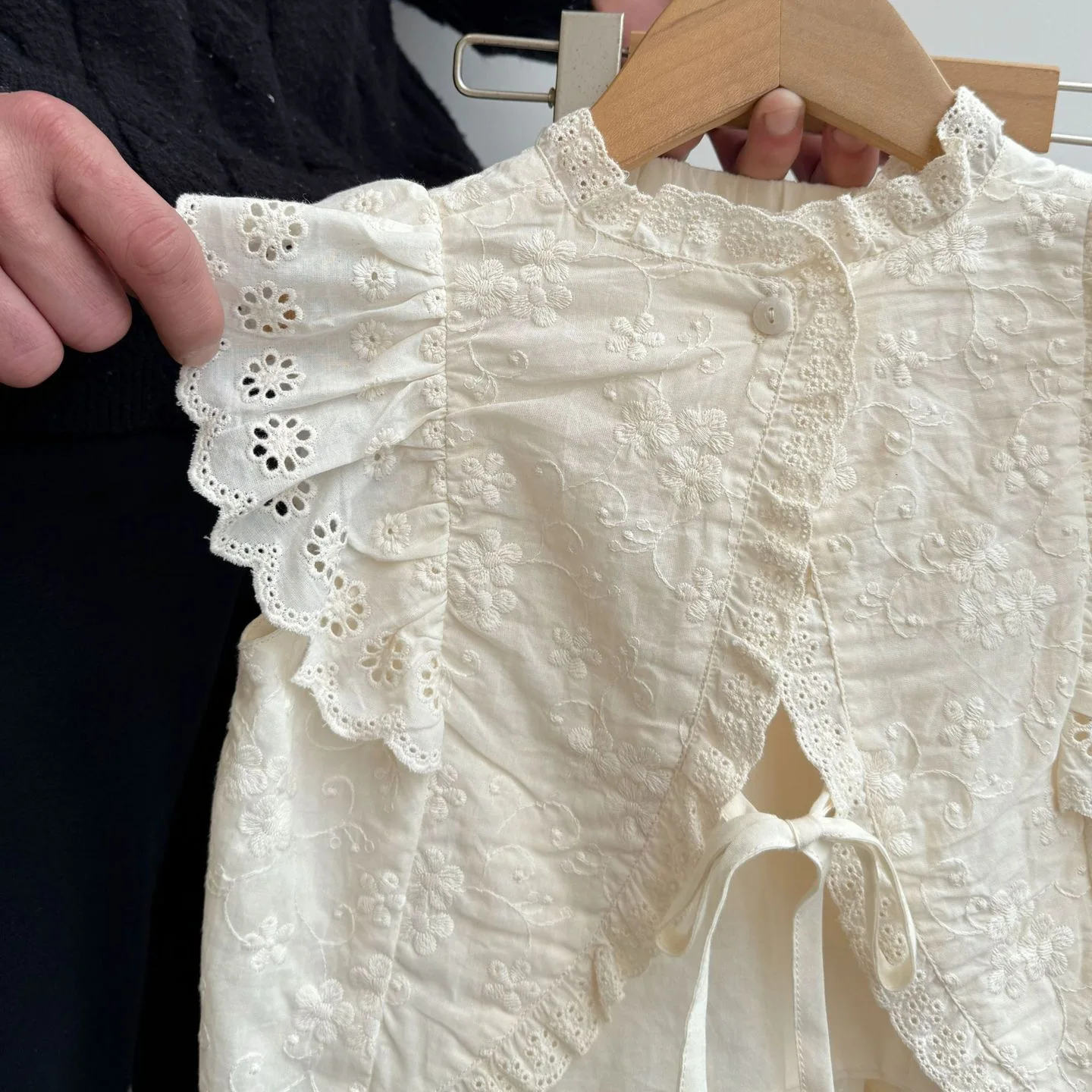 Spring Summer Korean Kids Baby Girls 2PCS Clothes Set Lace Cotton Sleeveless Tops Elastic Waist Dress Suit Toddler Girls Outfits kids clothing set girls clothing set