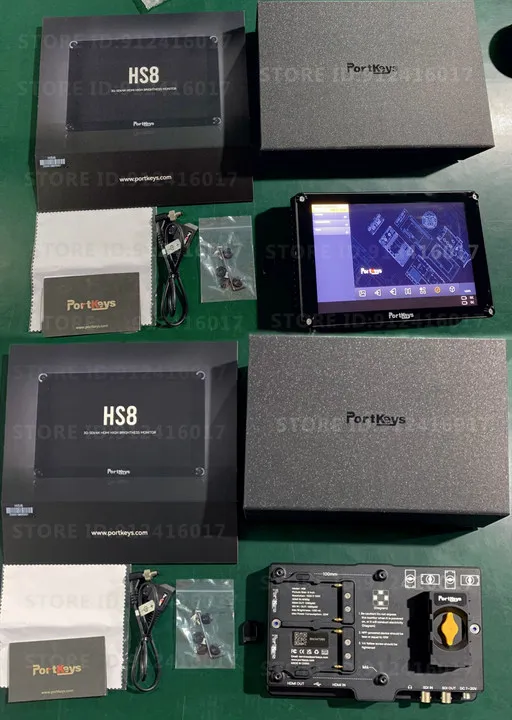 . HS8 8" 3G-SDI/4K HDMI-compatible High Brightness Monitor 100mmX100mm VESA Inte