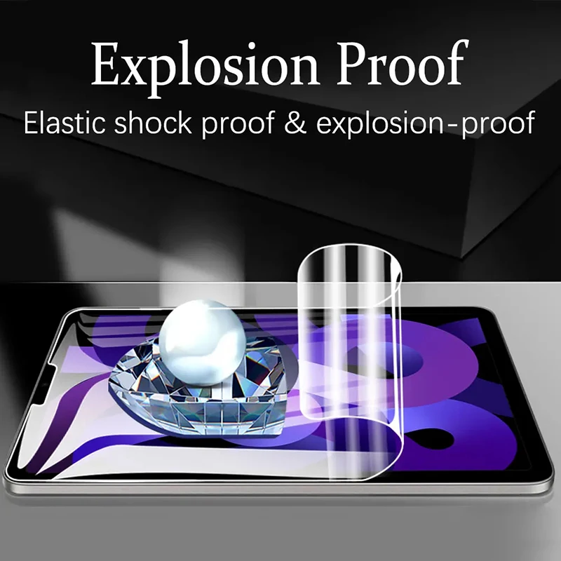 Soft PET Film For iPad 10th Generation Pro 11 12.9 2021 2022 Screen Protector Air 5 4 10.9 Mini 6 5 ipad 9th 8th 7th 10.2 Film
