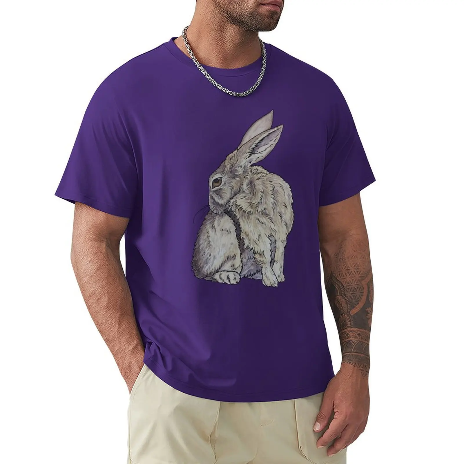 

Hare T-Shirt kawaii clothes sublime summer top t shirt for men