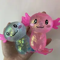 Axolotl Fidget Axolotl Squeeze Fidget Toy Fun and Cute Toys for Stress Relief Flexible Toys for Kids and Adults Sensory Toys 2