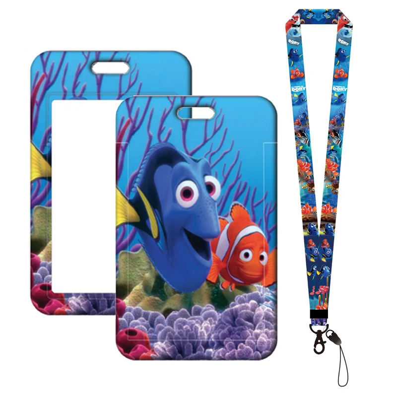 1/2 PCS Porte Badge Avec Cordon Porte Carte Tour De Cou Tour De Cou