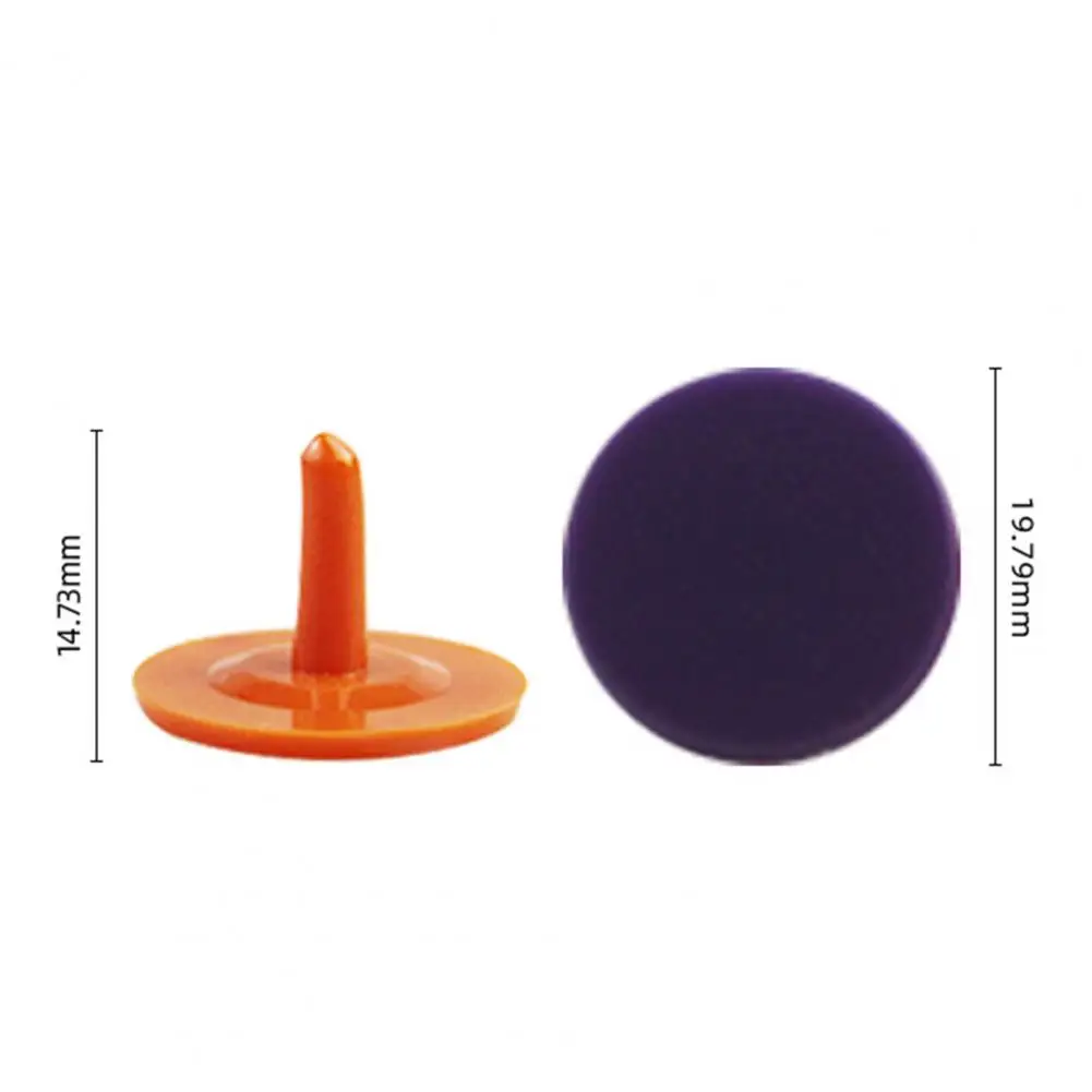 50 Pcs Golf Ball Marker Bulk Ball Position Markers Multicolor Plastic Flat Round Position Markers Lightweight Golf Accessory