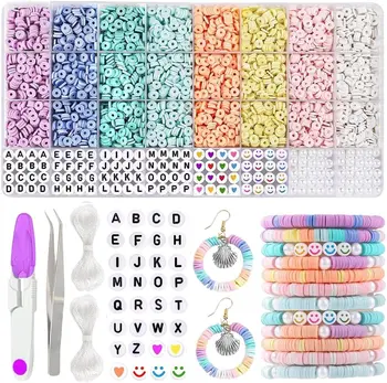 3860-Piece Polymer Clay Beads 1