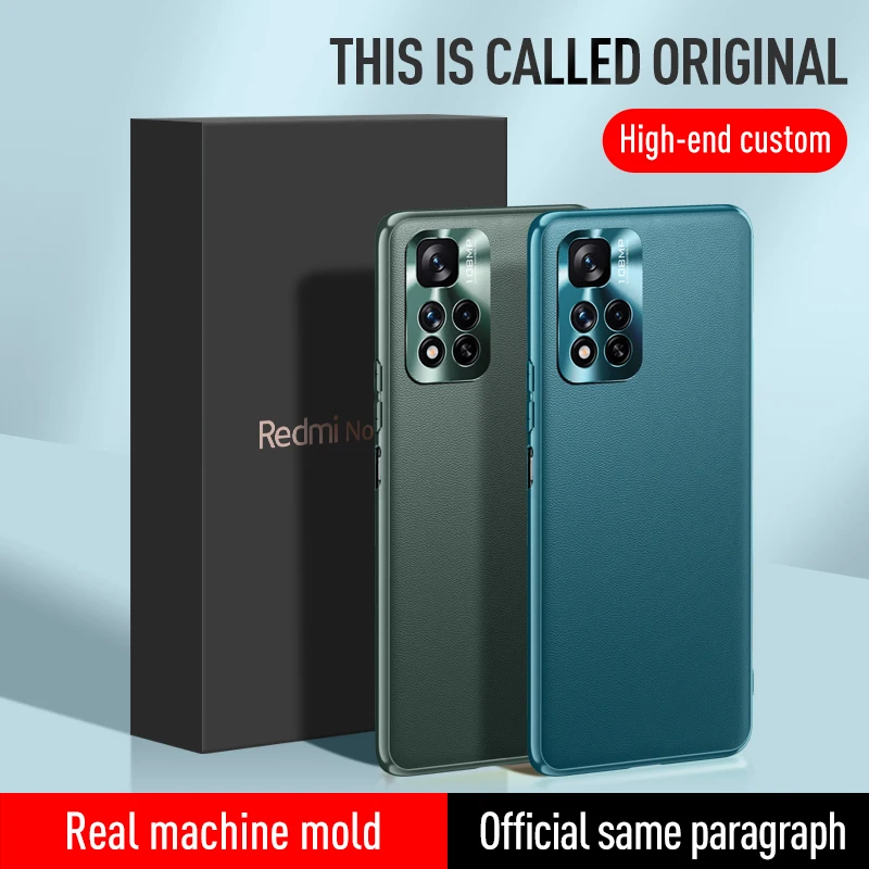 Custodia In Pelle Tinta Unita Per Xiaomi Mi Poco M3 Pro 5G M4 Pro 5G M5S Luxury Hybrid Hard Phone Protection Cover Posteriore Plain Skin Shell