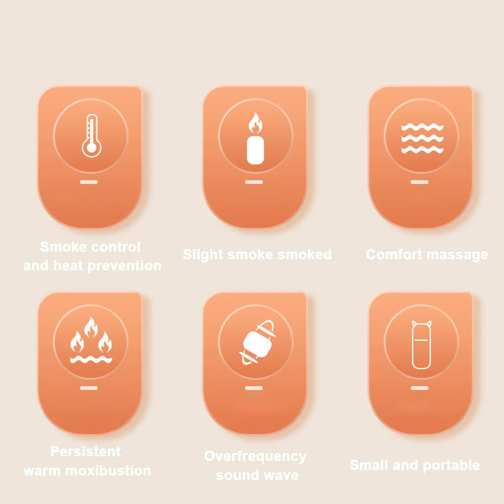 Facial Beauty Massage Device Warm Moxibustion instrument Moxibustion Therapy Wormwood Herb Moxa Stick Rolling acupoint massager