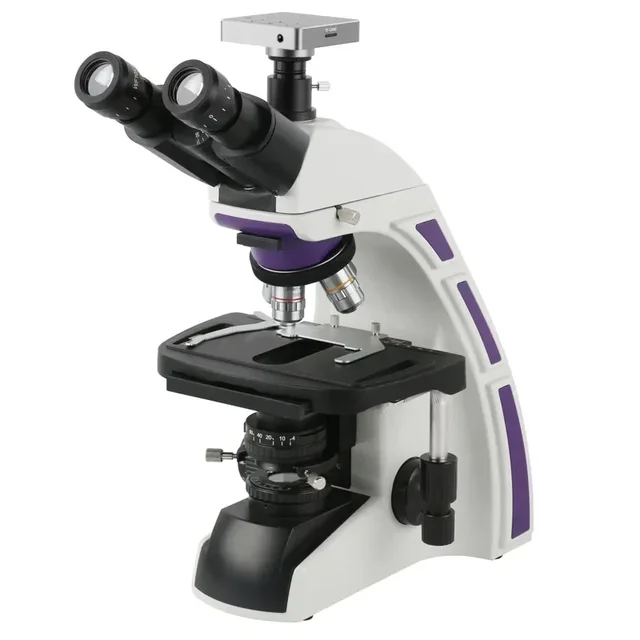 1000X Lab Medical Scientific Research Biological Microscope Trinocular Binocular Microscope Achromatic Correction Optical System 1
