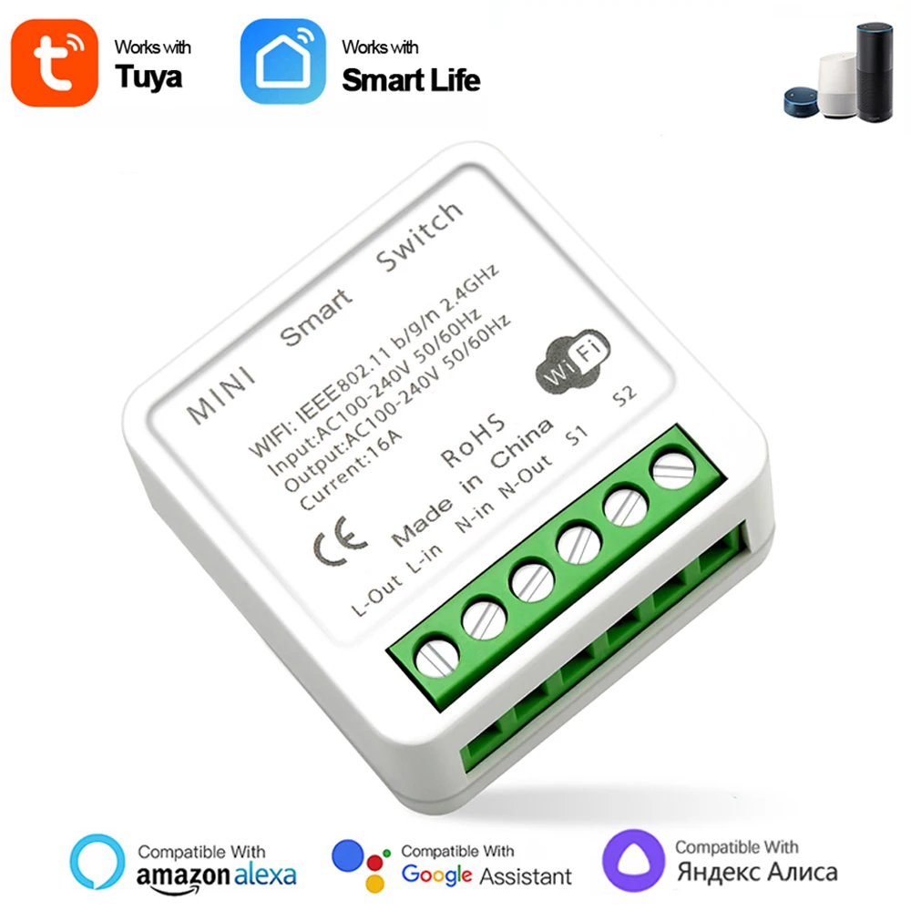 Tuya Smart Wifi Switch 16A Home Automation Module