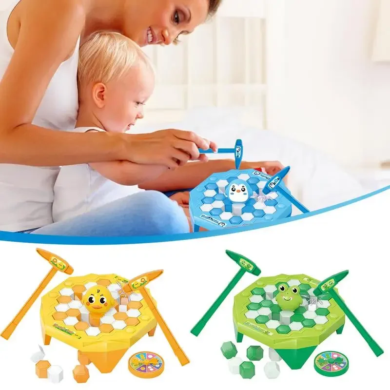 Trend Kids Toys Parent-Child Family Party Save Penguin Ice Block Breaker Trap Board Game Stress Reliever Fidget Toys