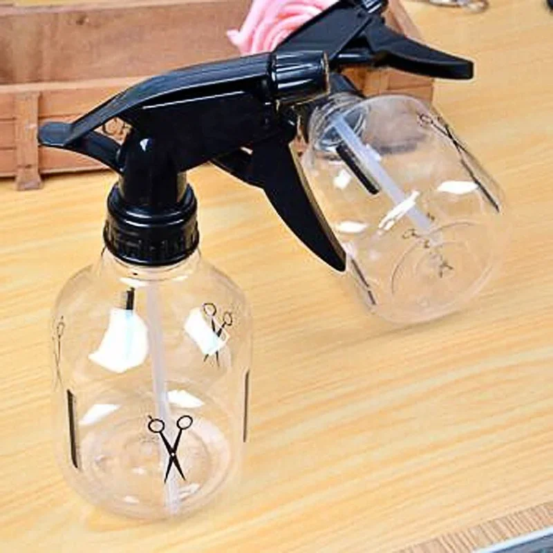 250ML Hairdressing Spray Bottle Salon Barber Hair Tools Water Sprayer Transparent Make-up Style Portable Plastic Spray Bottles spray bottle refillable spray bottle