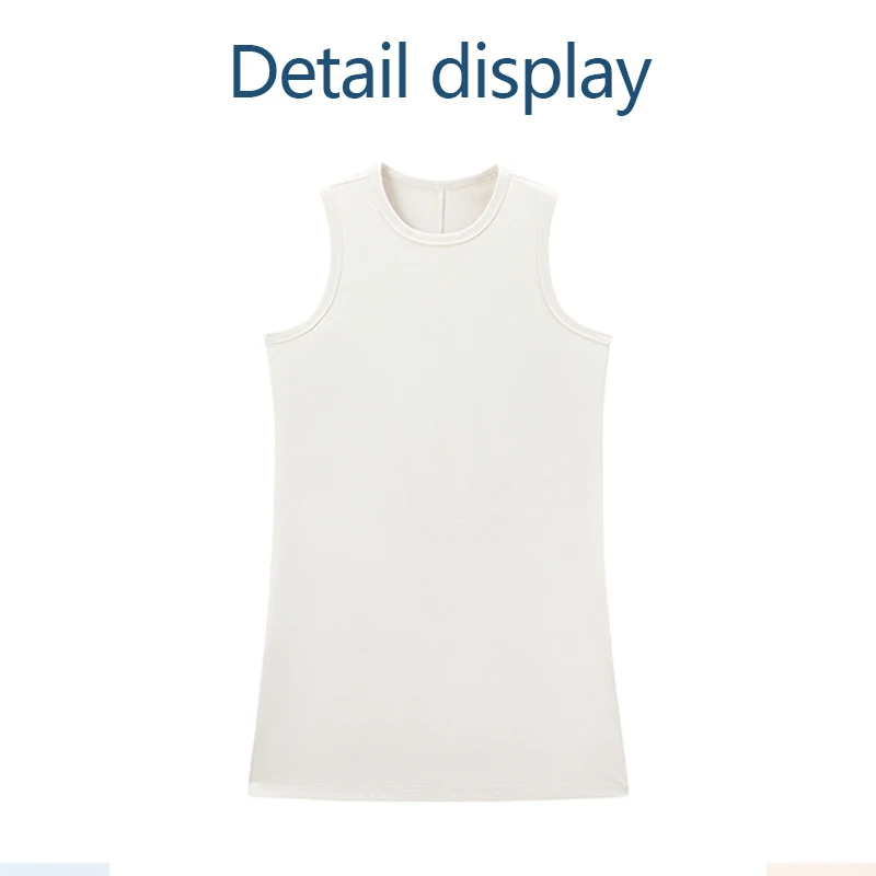 Tennis Dress Women Sleeveless Sports Suit Loose Outside Running Fitness Breathable Skirt Female Golf Badminton Yoga Skirts